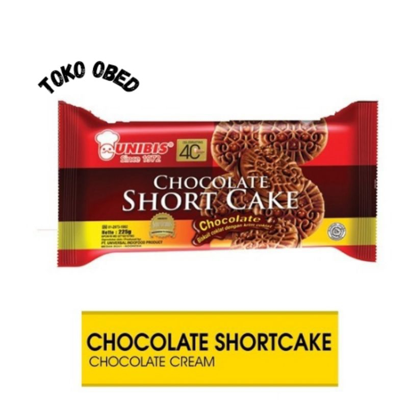 

UNIBIS CHOCOLATE SHORT CAKE 192gr Biscuit coklat dengan krim coklat