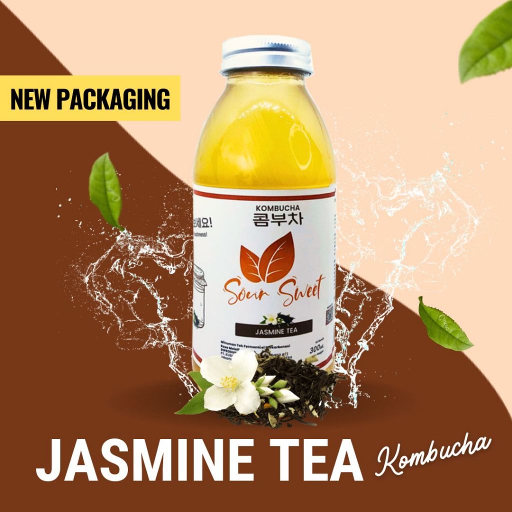 

Sour Sweet | Jasmine Tea - Kombucha / Probiotic Drink | 300ml