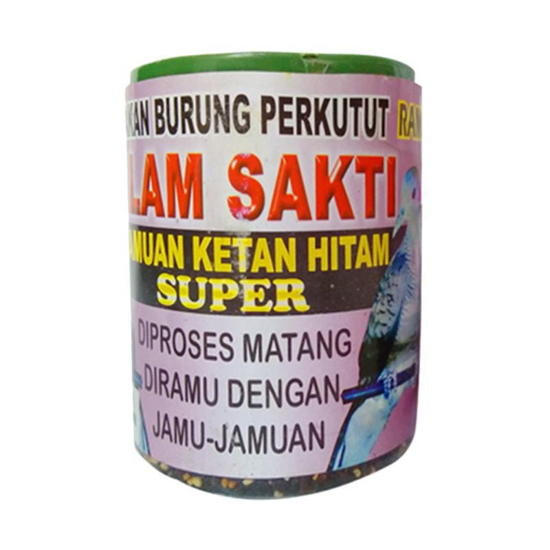 ALAM SAKTI KETAN HITAM Makanan Burung Perkutut Ketan Hitam Super