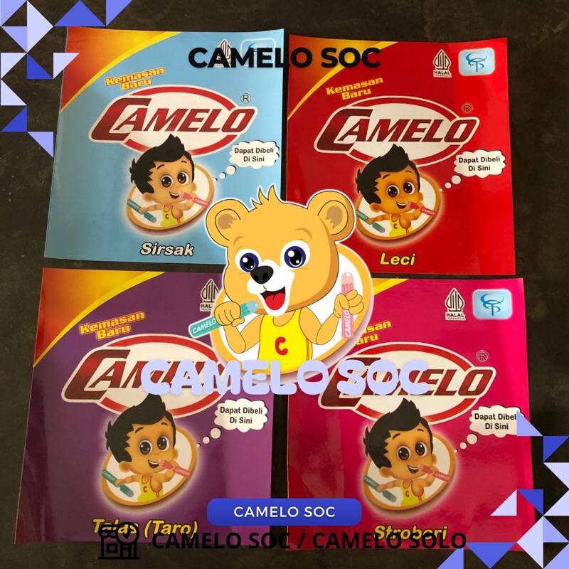 BIGSALE ES CAMELO 240PCS / 24 RENCENG BEBAS PILIH RASA ES CAMELO BUBUK ES CAMELO NO