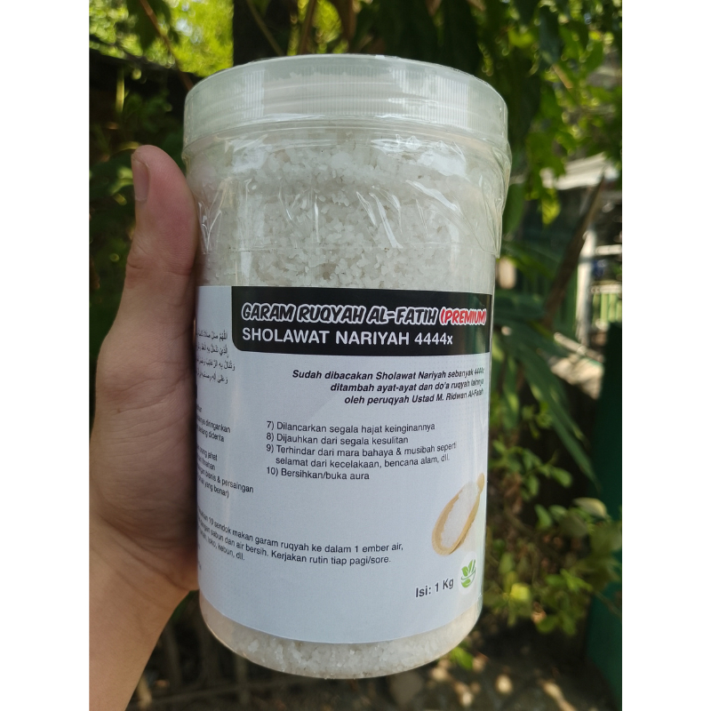 

Garam Ruqyah Al-Fatih Premium ( 1 Kg ) Sholawat Nariyah 4444x Organik annajah