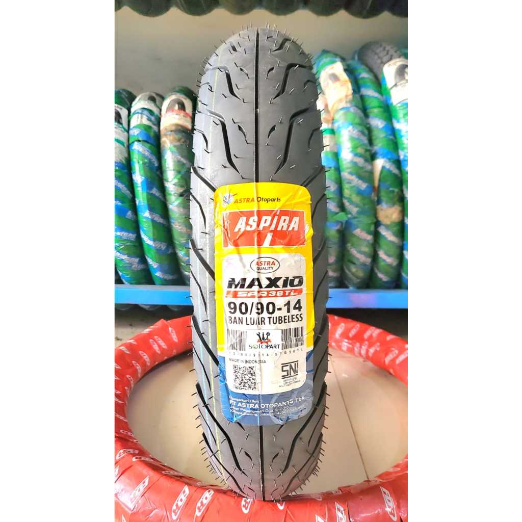 BAN ASPIRA TUBLES 90/90-14 RING 14 ban aspira 90/90-14 ban luar 90/90-14 ban 90/90-14 ban matic ban 