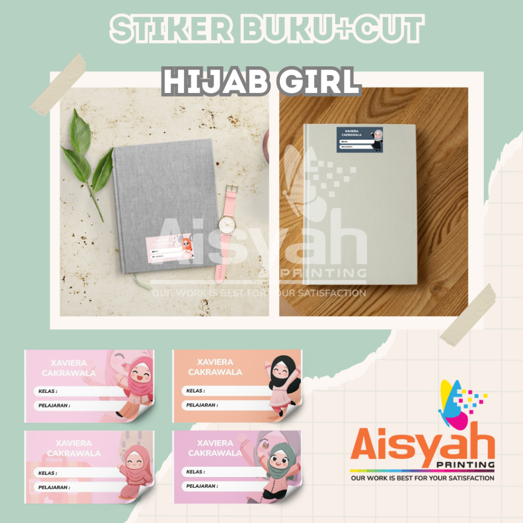 

TEMA HIJAB GIRL - STIKER LABEL NAMA BUKU - LABEL NAMA - STIKER BUKU PELAJARAN - STIKER BUKU KARAKTER AESTHETIC