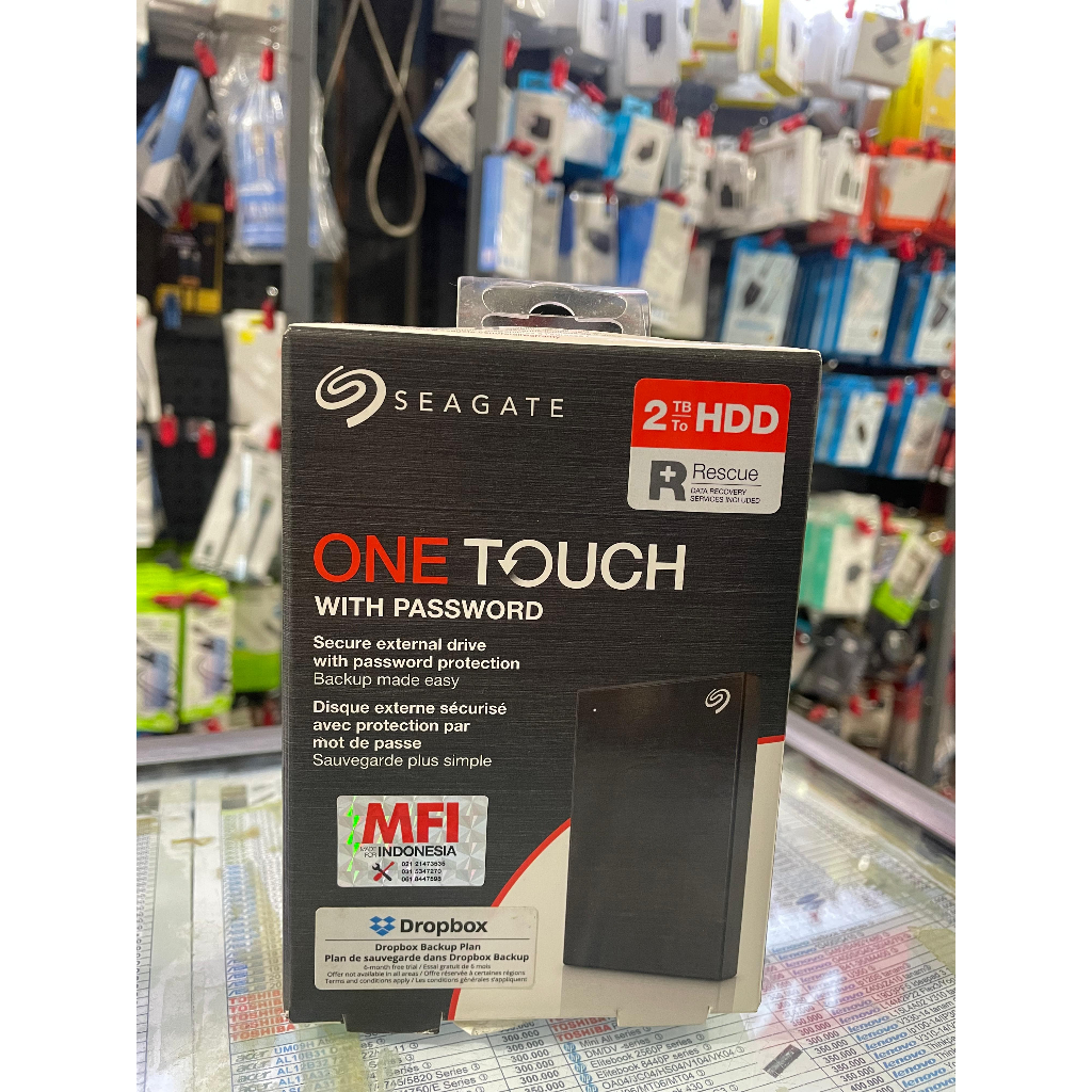HARDISK EXTERNAL SEAGATE ONE TOUCH 2 TB