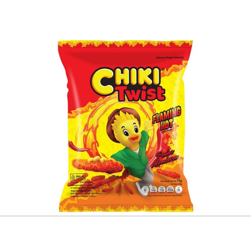 

CHIKI Twist Makanan Ringan Flaming Hot 75 g