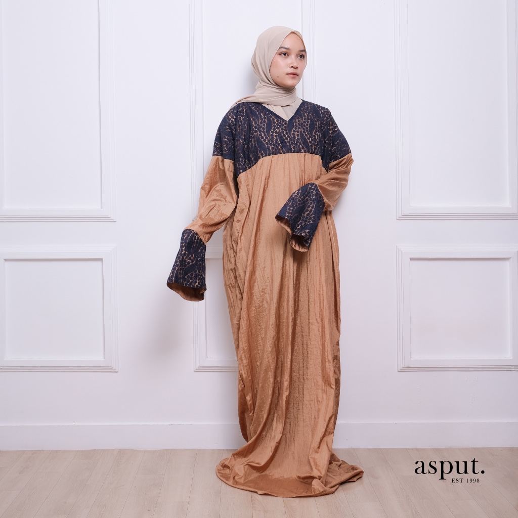 ASPUT - Isla Brocade Mukena Abaya Traveling Parasut