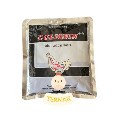Coliquin 250 gram Obat Ayam Colibacillosis Flumequine Medion