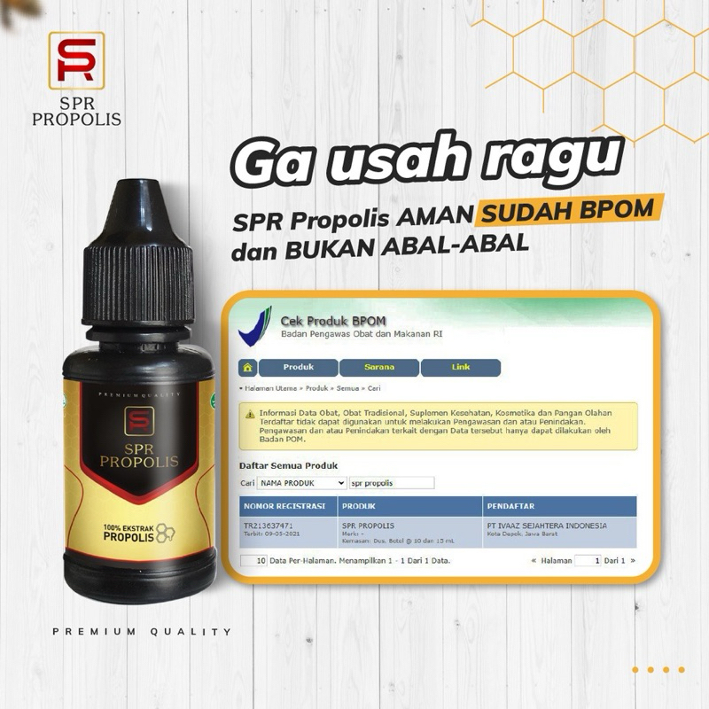 Propolis Murni Spr propolis isi 15 ml promo beli 1 gratis 1