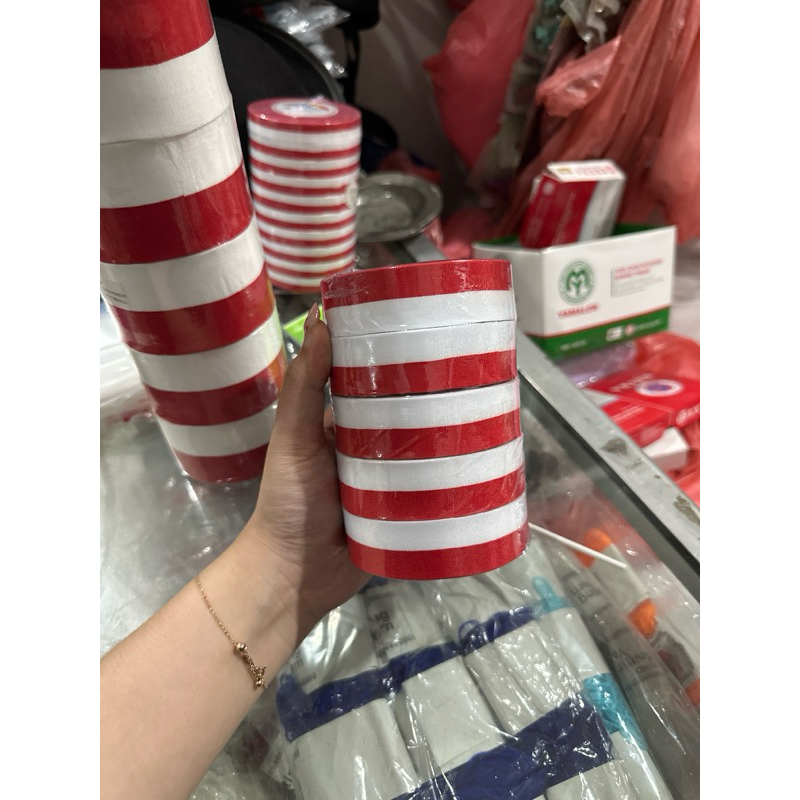 

pita merah putih ukuran 1 inch