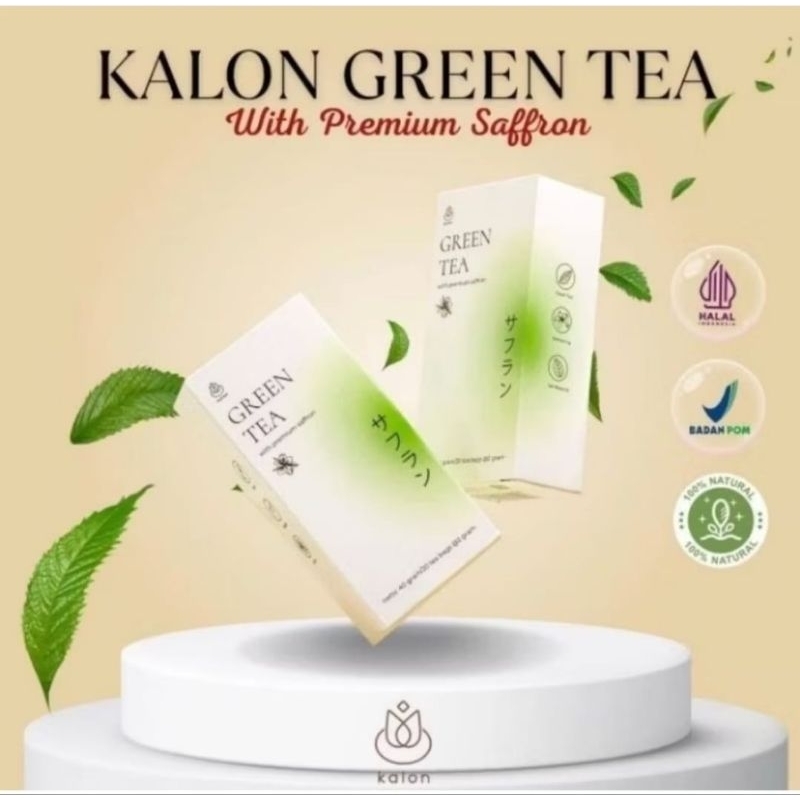 

Kalon Green Tea paket 2pak lebih hemat Teh pelangsing alami