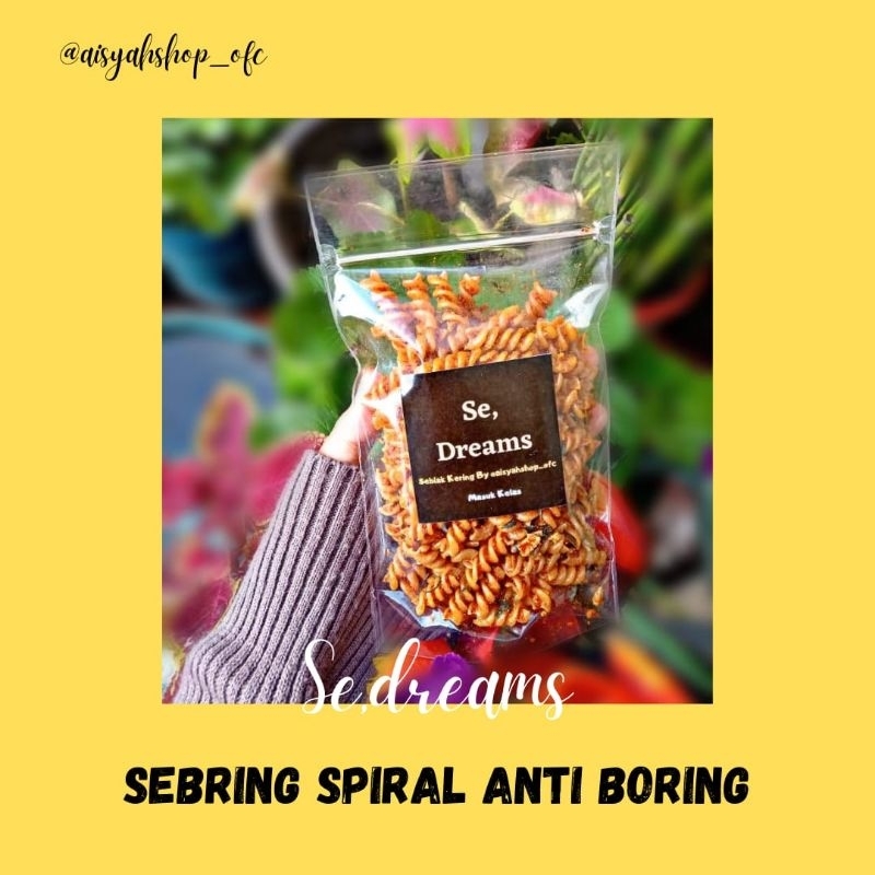 

Seblak Kering Spiral Daun Jeruk (Se,Dreams) by @aisyahshop.ofc
