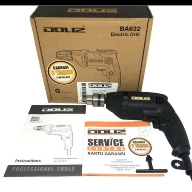 ALUMAGADA MESIN BOR 10MM DOLIZ BA632/MESIN BOR TANGAN DOLIZ 10MM