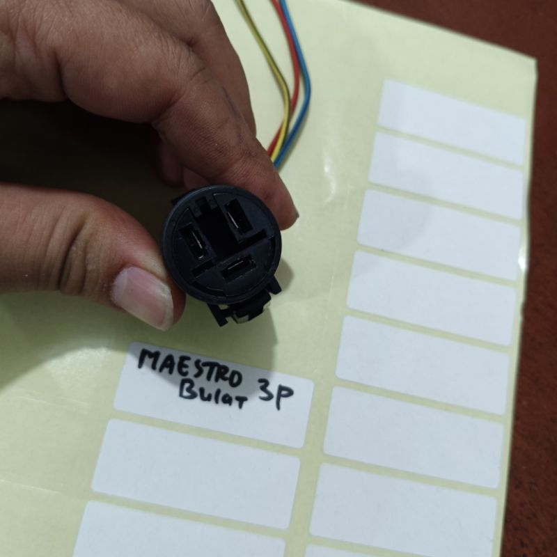 soket socket kabel dinamo ampere altenator Honda maestro 3p bulat