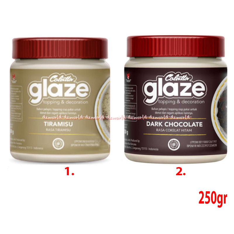 

Colatta Glaze 250gr Tiramisu Selai Dark Chocolate Tira misu Klasik Cokelat Selai Multifungsi Untuk Roti Kue Kreasi Makanan Colata