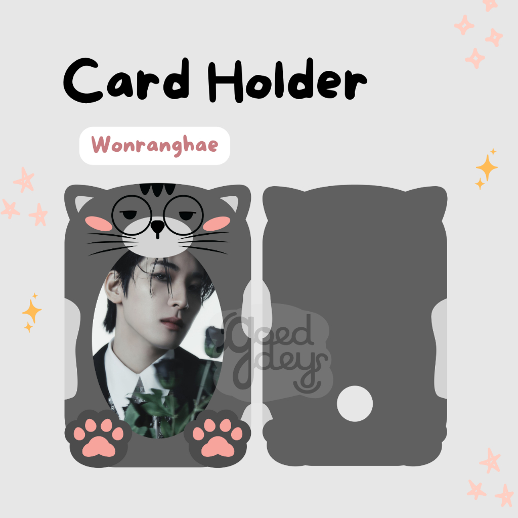 Photocard Holder Wonranghae Wonwoo Seventeen / PC Holder / Card Holder Cahol