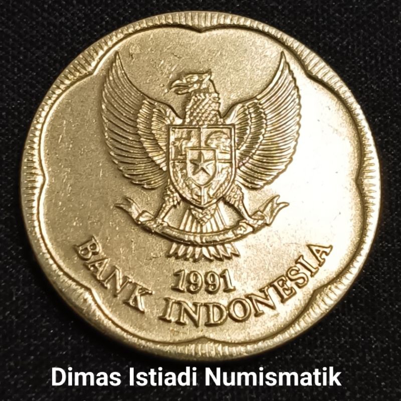 Uang Kuno Koin 500 Rupiah Melati Besar 1991