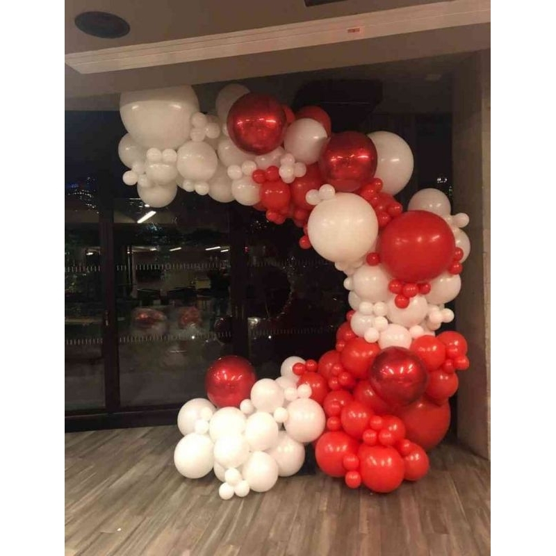 DEKORASI 17an |BALON AGUSTUSAN|Dekor simple kantor 17an