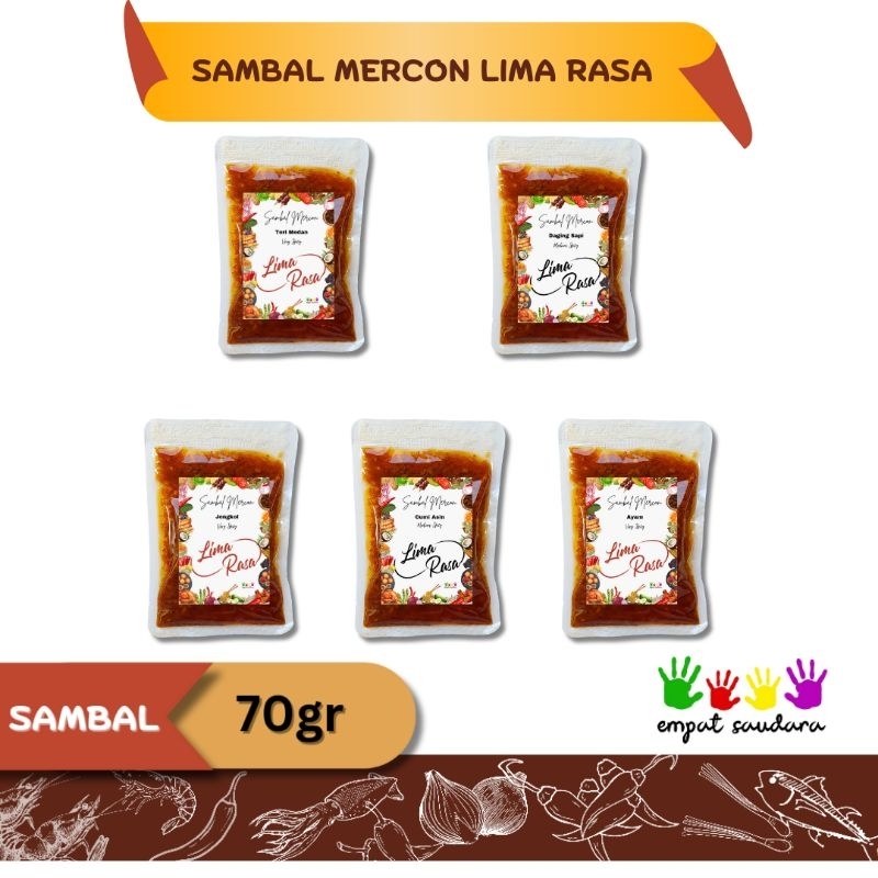 

SAMBAL MERCON LIMA RASA / TRAVEL SIZE / SAMBEL