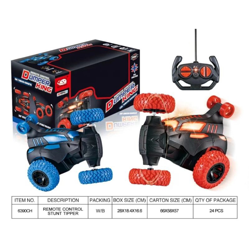 Mainan Remot Control Rc Dumper King Stunt 40Mhz Music Lampu