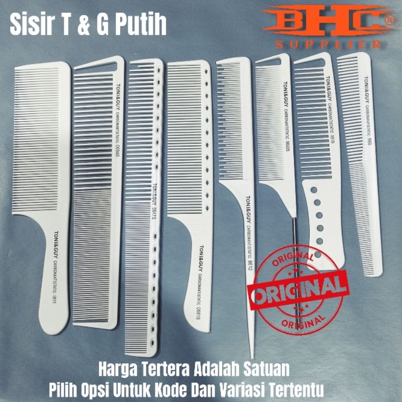 Sisir Set Tony Original Sisir Salon Barberahop pangkas Rambut Sisir Flat Over Comb