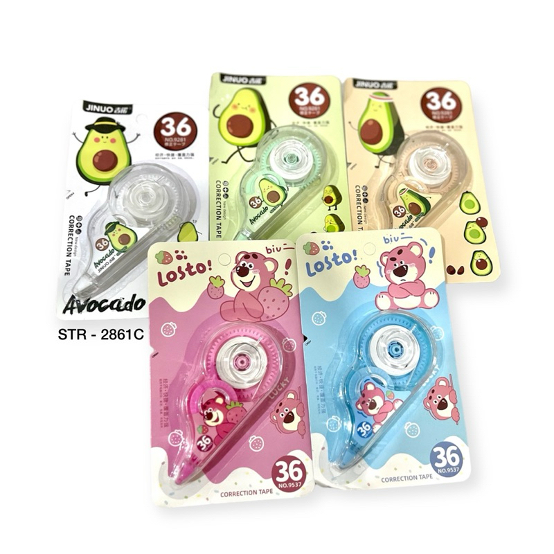 

Tip-X Kertas / Correction Tape Lotso / Correction Tape Lucu / Tip-X Motif Karakter (STR2861C)