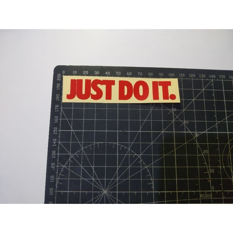 

cutting stiker just do it