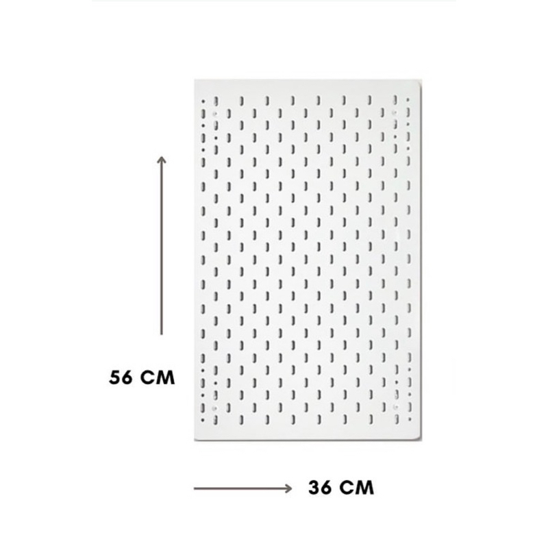 Pegboard Papan 56x36 cm SKDS Dinding Custom