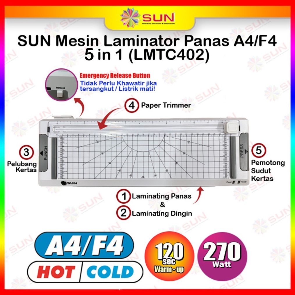 

KODE P79R Mesin Laminating SUN A4 F4 24 mm Laminating Panas Laminasi Dingin untuk KTP Ijasah KK Sertifikat Akte Dokumen