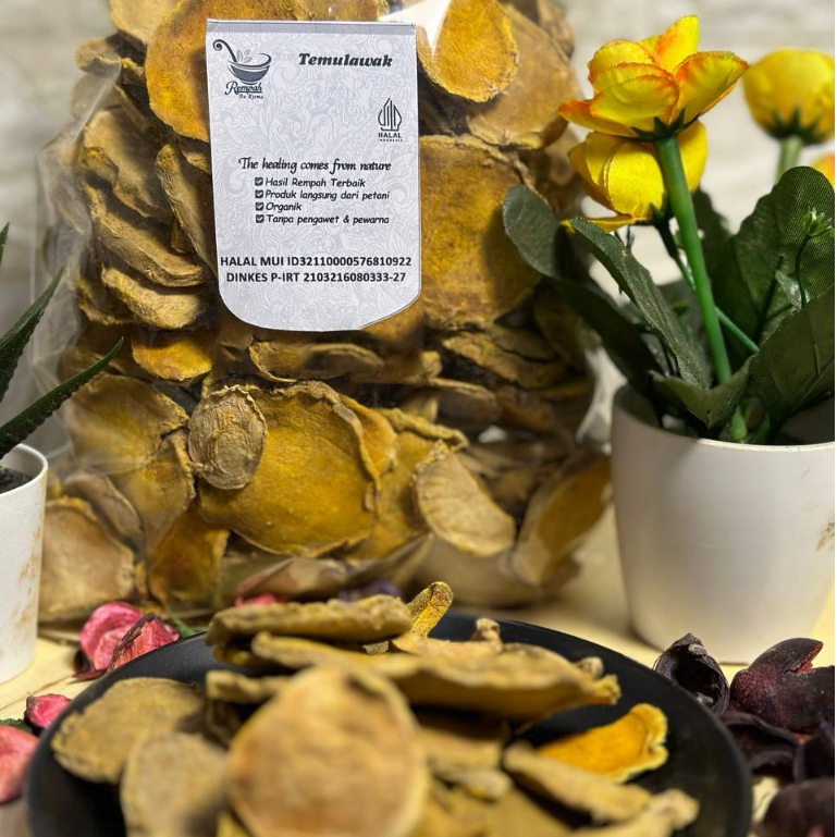 

Temulawak Kering 500 Gram Rempah Bu Risma