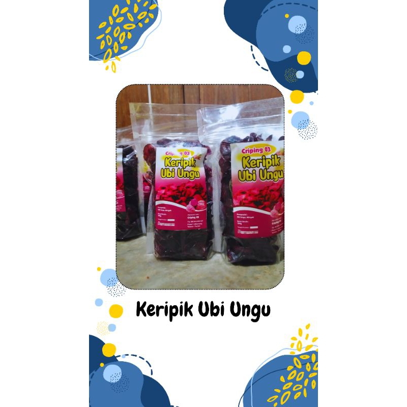 

Keripik Ubi Ungu gurih renyah