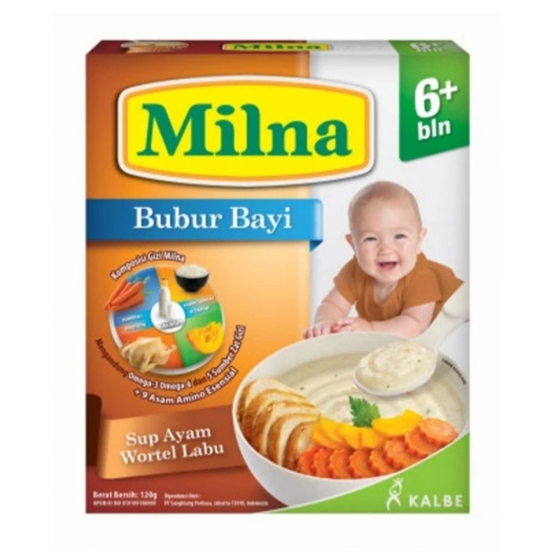 Milna Bubur Bayi Sup Ayam Wortel Labu 120g