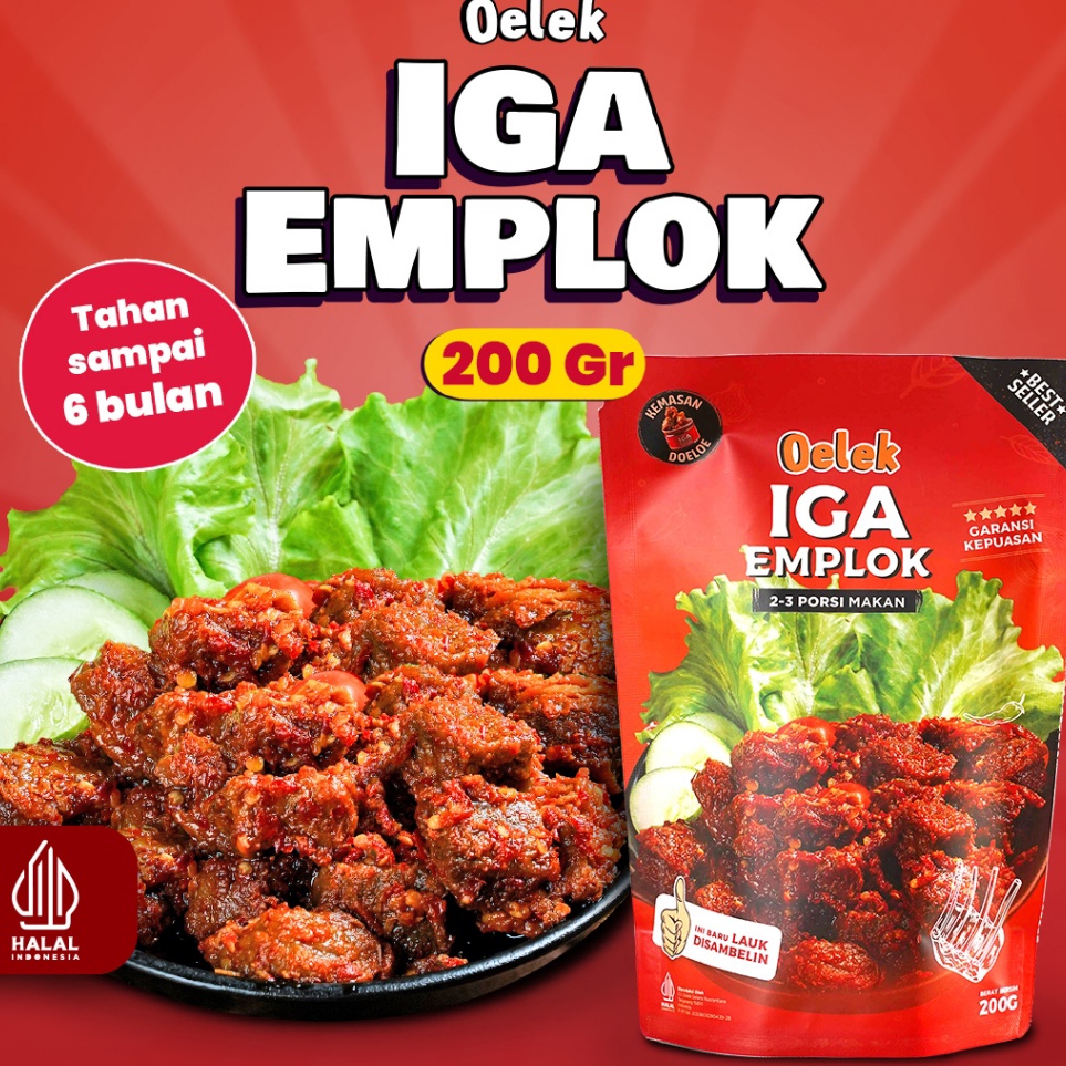 

More Info Here Iga Emplok Oelek 2gr Iga Mercon Iga Sambal Oseng Iga