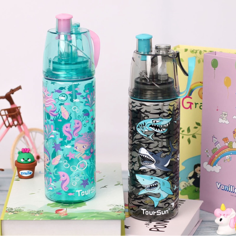 Kiddy Star 550 Ml Toursun Botol Minum Anak Mermaid / Kiddy Star 550 Ml Toursun Botol Minum Anak Shar