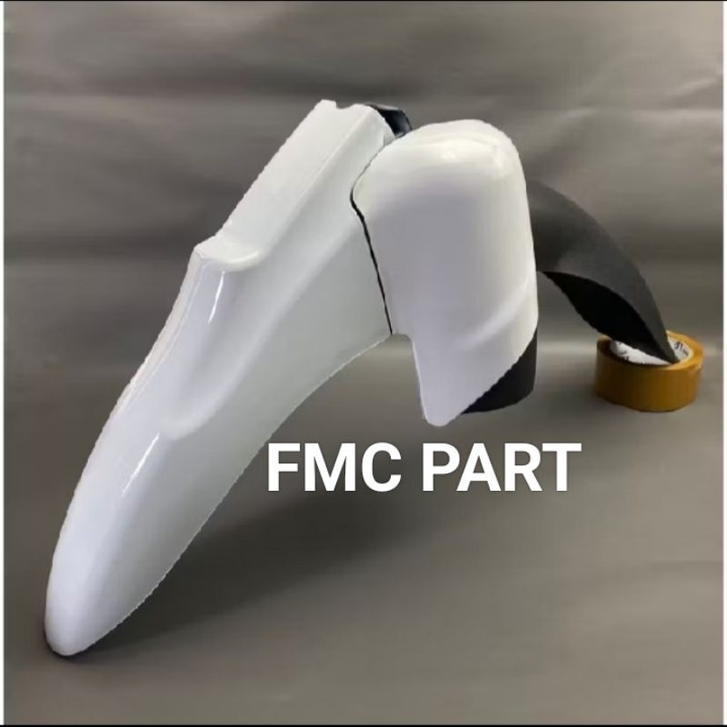 spakbor slebor depan Yamaha 125z PNP fiz R f1zr force 1 warna putih