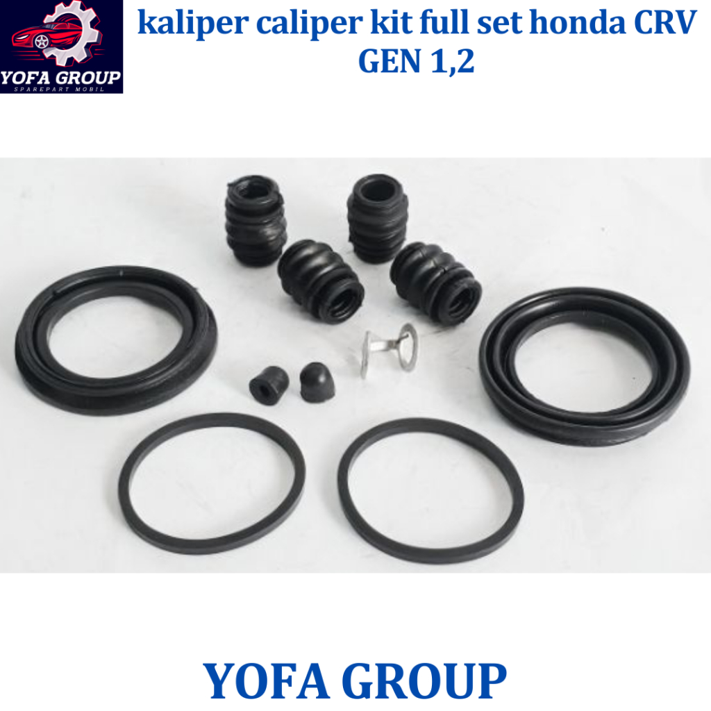 SPAREPART MOBIL kaliper caliper kit full set depan honda CRV GEN 1, 2 Accord, Accord maestro, Accord
