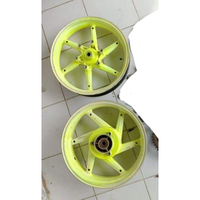 Velg VROSSI tapak lebar Kawasaki Ninja Warrior 250cc Ninja 250 Karbu Ninja 250 Fi N250R Z250 ring 17