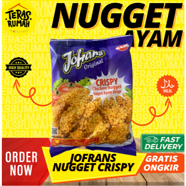 

JOFRANS - CRISPY BUBLE CRUMBLE CHICKEN NUGGET 500gr