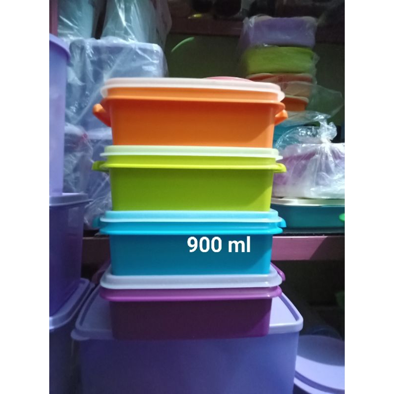 Carry All Set Tempat Makan Tupperware Tanpa Sekat Isian Rantang Satuan 1 pcs