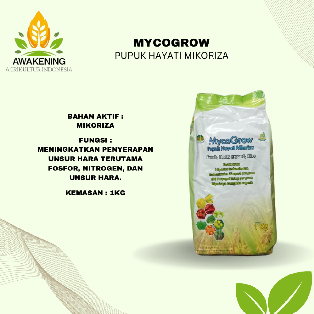 MYCOGROW 1KG PUPUK HAYATI MIKORIZA