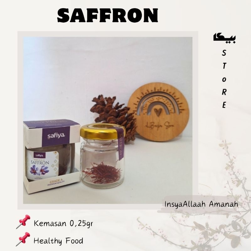 

Saffron Safiya Super Negin Grade A 0,25gr (Bisa utk Promil)