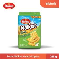 

SNACK BISKUIT ROMA MALKIST KELAPA KOPYOR KUE MALKIST RASA KOPYOR MAKANAN RINGAN CEMILAN ENAK BANDUNG