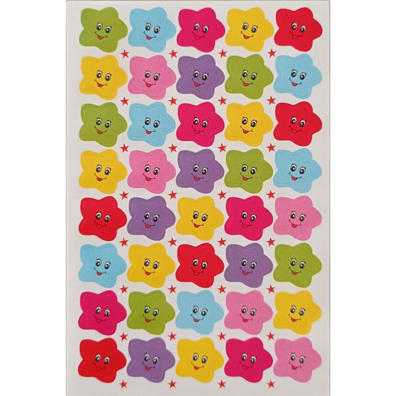 

Stiker STAR bahan kertas11x16cm