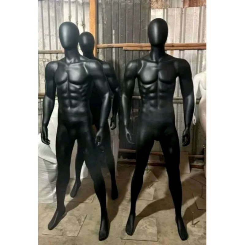 Patung/Manekin Fullbody pria sport hitam dove