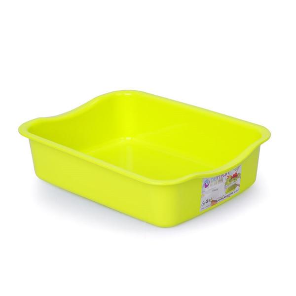 FUNIKA NUMAN Keranjang Baskom Plastik Kotak Besar Tanpa Keranjang Putih