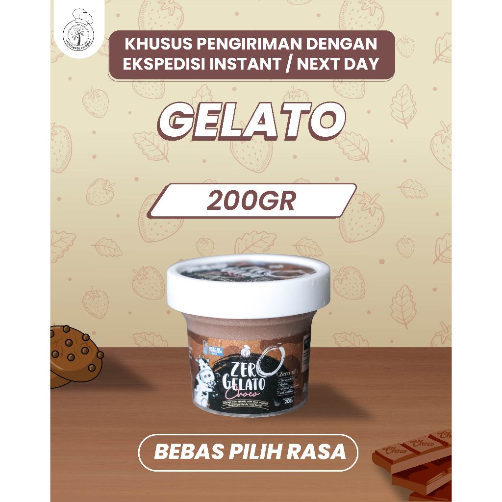 

ZERO GELATO - ZERO WORRIES GELATO WITH REAL INGREDIENTS 200GR