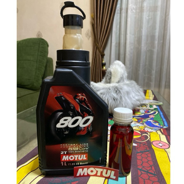 Oli samping 2 tak motul 800 Road Racing eceran 100 ml