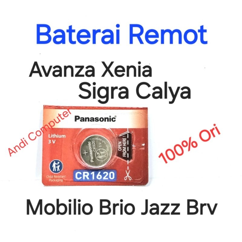 Baterai Batre Batu Remot Mobil Sigra Calya Avanza Xenia Mobilio Brio Brv Jazz CR1620