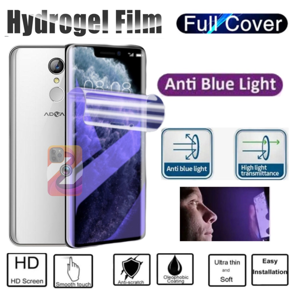 Advan Nasa Nasa Plus i6 i6A i6C Anti radiasi Hydrogel jelly blue light clear pelindung layar hp