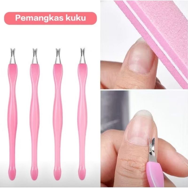 Lidah Ular Pembersih Manicure Pedicure Kutikula