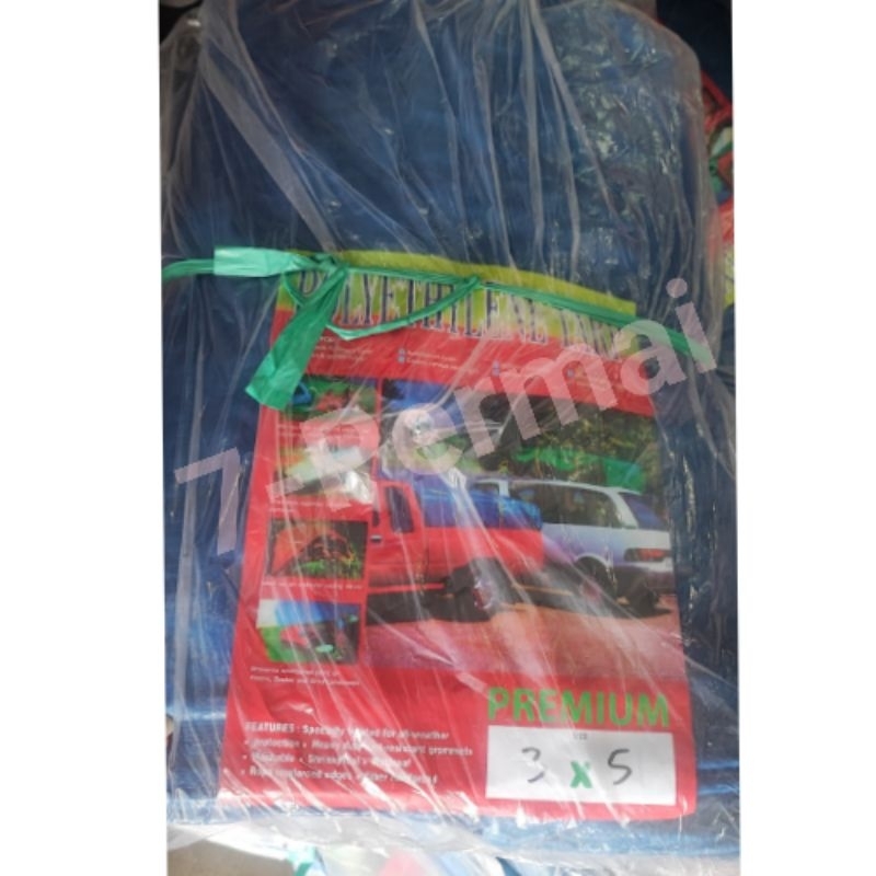Terpal plastik ukuran 3x5 tebal A10 / Terpaulin A10 Terpaulin 3x5 / terpal plastik 3*5